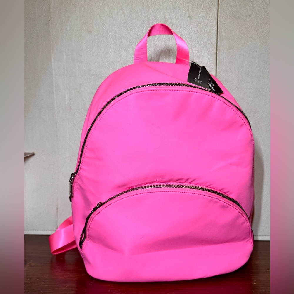 INC International Concepts Neon Pink Full Size Backpack NWT
